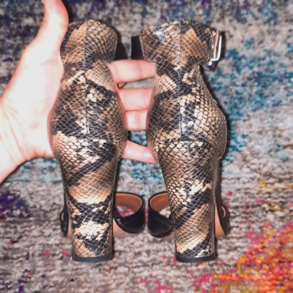 Nicole Snakeskin Heels - Picture 11 of 13